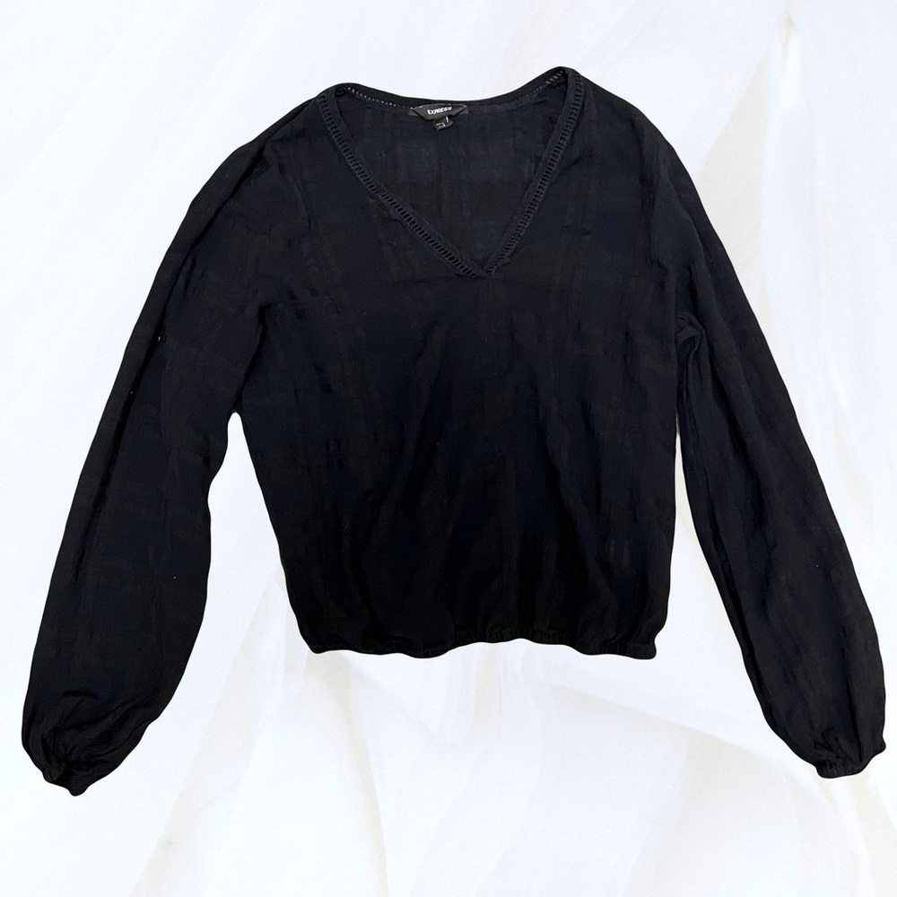 Express Size Small Black long sleeve